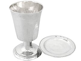 Silver Chalice and Paten Set