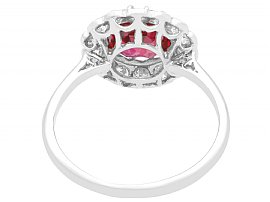 Unheated Ruby Engagement Ring