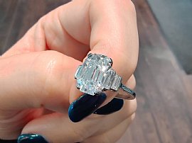 Rare Antique Diamond Engagement Ring 