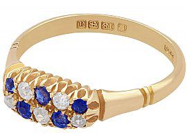 Yellow Gold and Sapphire Dress Ring