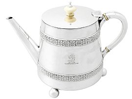  victorian tea service silver