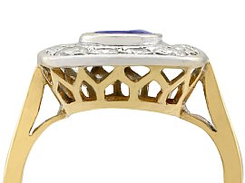 vintage sapphire cluster ring for sale UK
