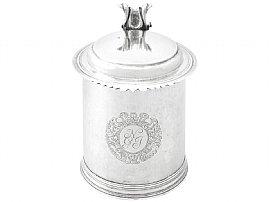 18th Century Tankard Silver 