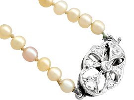  Cultured Pearl Necklace with Clasp UK