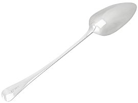 antique silver gravy spoon  