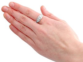 Wearing Russian Diamond Ring