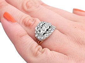 Early Victorian Diamond Ring Wearing