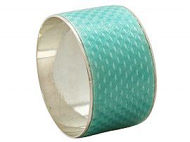 Antique Silver and Enamel Napkin Ring