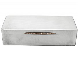 Sterling Silver Box - Vintage George VI; A4093
