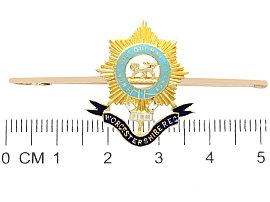 Military Brooch Size