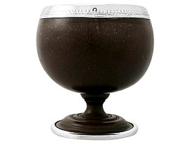 Antique Coconut Cup
