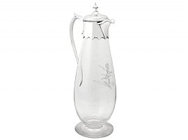 silver antique claret jug 