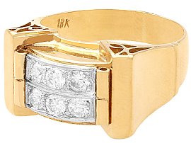 Gold & Diamond Dress Ring