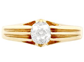 Yellow Gold Solitaire