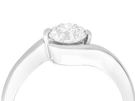 Platinum and Diamond Solitaire Ring