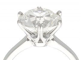large diamond engagement ring