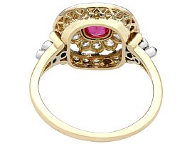 Synthetic Ruby Ring 