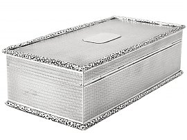 Sterling Silver Cigar Box