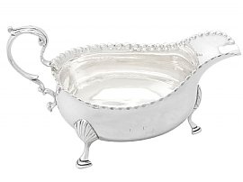Sterling Silver Sauce Boat antique