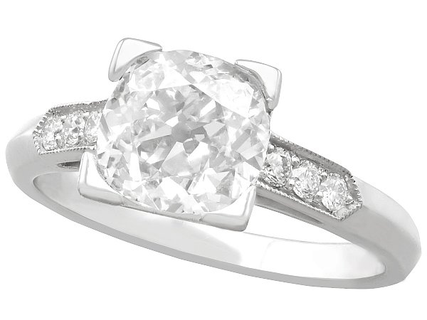 Platinum & Diamond Solitaire Ring