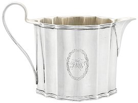 Sterling Silver Cream Jug by Henry Chawner - Antique George III (1791)