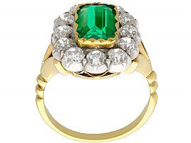 Antique Colombian Emerald Ring