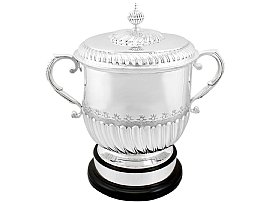 Sterling Silver Cup and Cover by Charles Stuart Harris - Antique Edwardian (1904); A8363