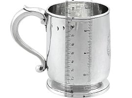 George I Silver Mug Size