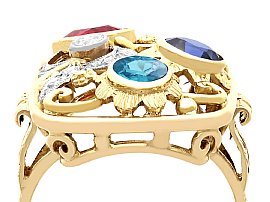 Vintage Multi Gemstone Ring UK