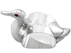Silver Animal Napkin Ring for Sale