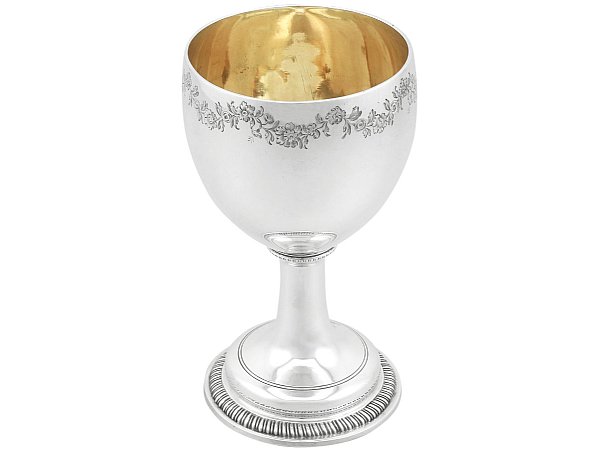 1850s Silver Goblet