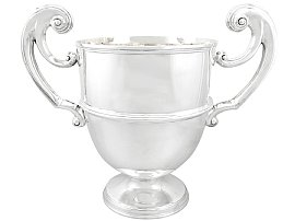 Sterling Silver Presentation Champagne Cup - Antique Victorian (1899); A8683