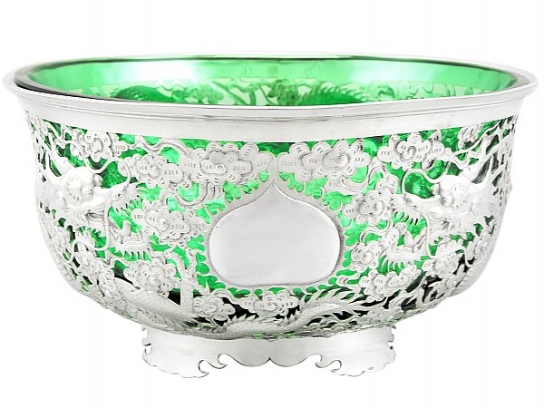 Chinese Export Silver Bowl 