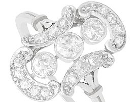 1920s multi diamond ring