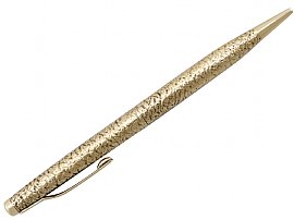 9 ct Gold Pencil - Vintage Elizabeth II (1968)
