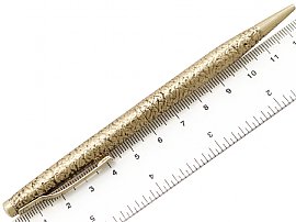 9ct Gold Pencil 