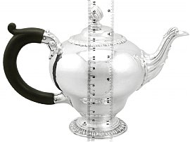Sterling Silver Teapot Size 