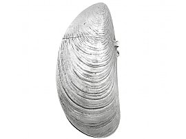French Silver 'Mussel' Vesta Case - Antique Circa 1890