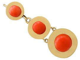 Antique Coral Earrings 