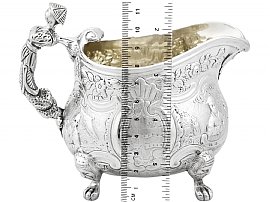 George III Silver Cream Jug Size 