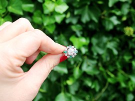 diamond emerald ring