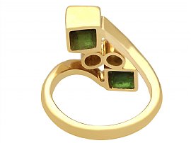 Tourmaline Ring with diamonds