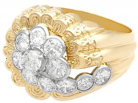 18k gold diamond ring 