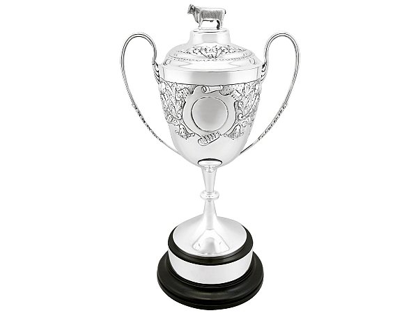 Sterling Silver Trophy Cup with Lid