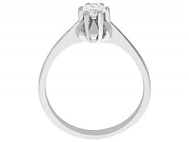 White Gold Diamond Solitaire Ring 