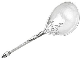 Norwegian Silver Spoon - Antique Circa 1650