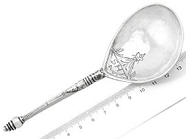 Antique Norwegian Silver Spoon 