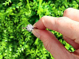 1920s Diamond Solitaire Ring outside 