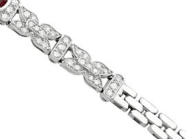 Garnet Diamond Bracelet 