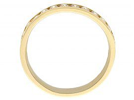 Vintage Gold Eternity Diamond Cocktail Ring